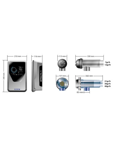 Clorador salino ASTRAL Smart Next 21gr/h 70062
