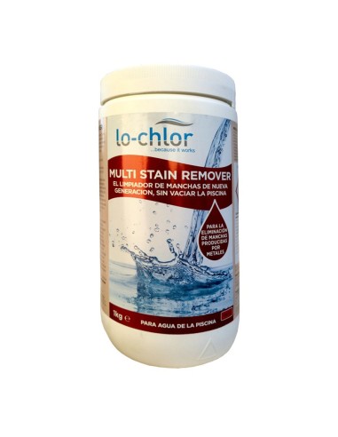 Eliminador oxido piscinas 1kg LO-CHLOR Multi-Stain Remover E970 (Aqa)