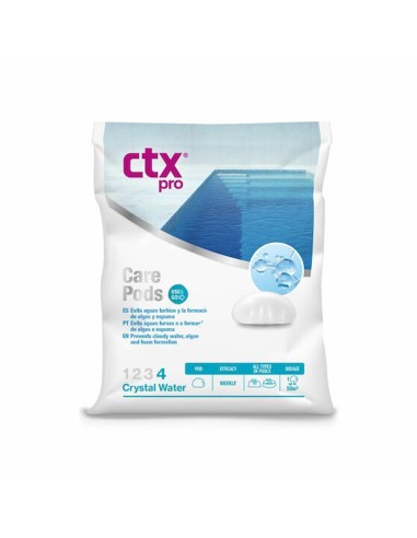 Clarificante agua piscina CTX Care Pods 140gr 73119 CTX-1698 (Certikin)