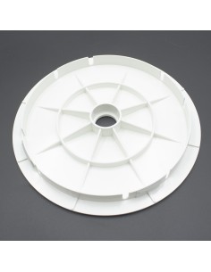 Tapa skimmer piscina POOLSTYLE circular EMX-051-0001 blanca 2