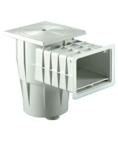 Skimmer hormigon KRIPSOL SKSC tapa cuadrada 060110100000 - Blanco