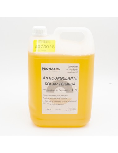 Anticongelante PROMASOL solar termica 5lt 0350005