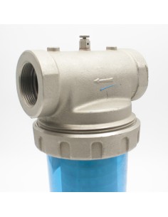 Portacartuchos inox INSOL c/filtro malla lavable 11/2" 2