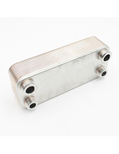 Intercambiador caldera FERROLI 16 placas 37402610 2