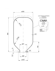 Membrana hidrosfera   50lt        CIMM 020103502 2