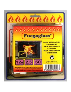 Kit reparacion estufas/chimeneas FUEGOGLASS tubo...