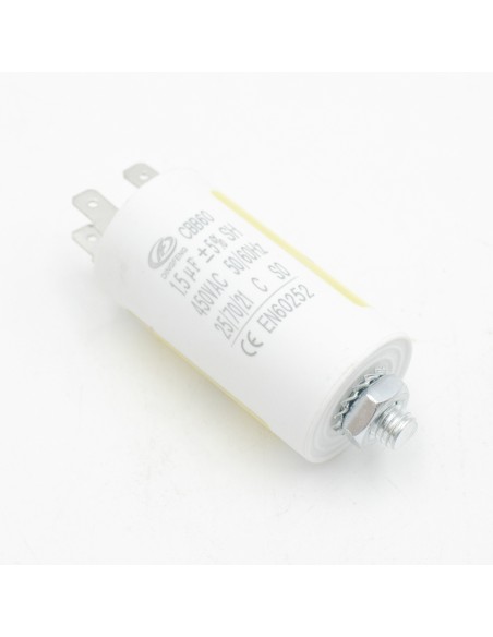 Condensador arranque motor   1.5mf 450v especial quemador MOT15004