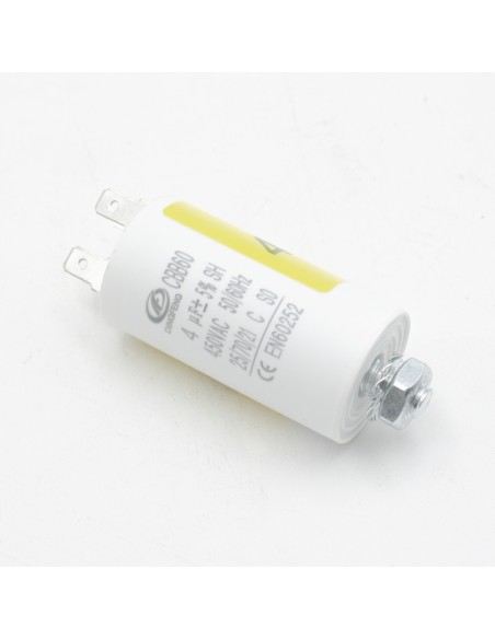 Condensador   4mf     450V arranque motor especial quemador MOT15012