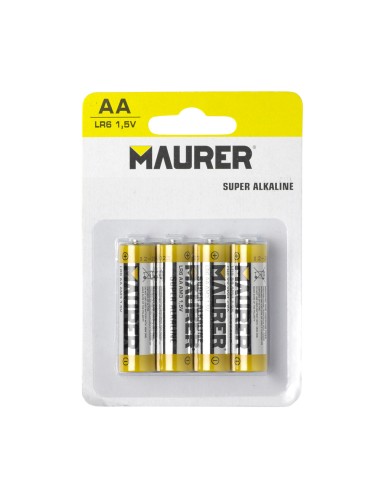 Pila AA 1.5v LR06 MAURER kit 4 pilas 19040115