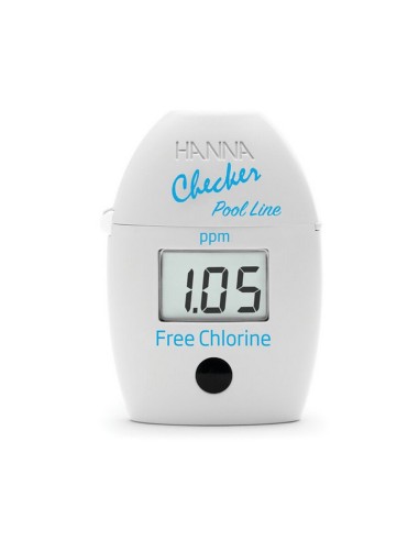 Analizador digital piscinas HANNA medidor cloro libre Checker Pool Line (0 a 2.5ppm) HI7014