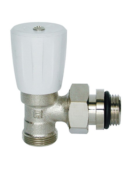 Valvula radiador bitubo PINTOSSI+C escuadra 1/2" art.240PTM