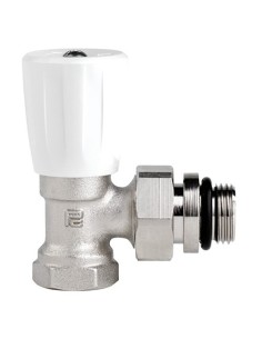 Valvula radiador bitubo PINTOSSI+C escuadra 1/2" art.238PTM