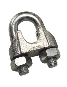 Sujetacables Galvanizado 5 mm. 3/16" Uso Domestico