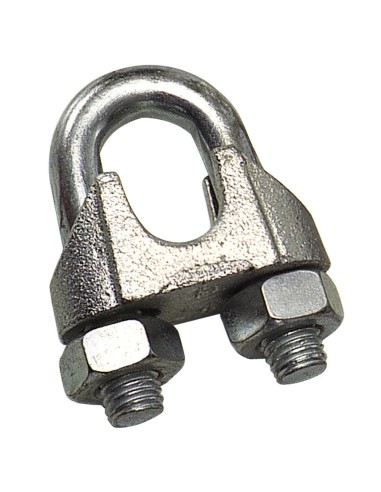 Sujetacables Galvanizado 6 mm. 1/4" Uso Domestico