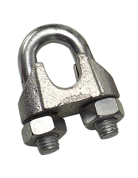 Sujetacables Galvanizado 6 mm. 1/4" Uso Domestico
