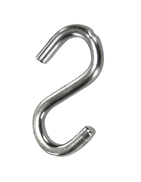 Gancho "S" Hierro Zincado  60 mm.   "Uso Doméstico"