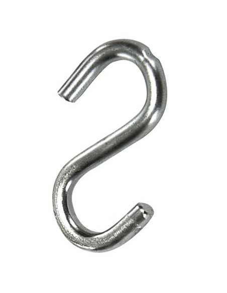 Gancho hierro zincado WOLFPACK 80mm S uso domestico 01020264