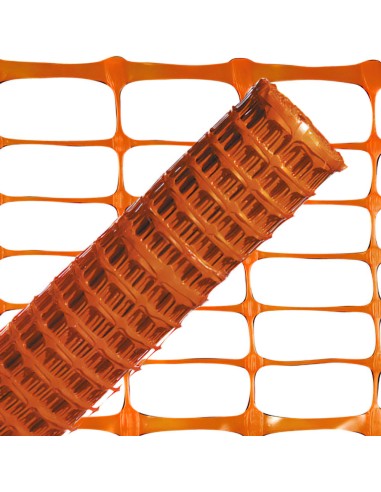 Tela Balizamiento Naranja 1,0 metro. Rollo 50...
