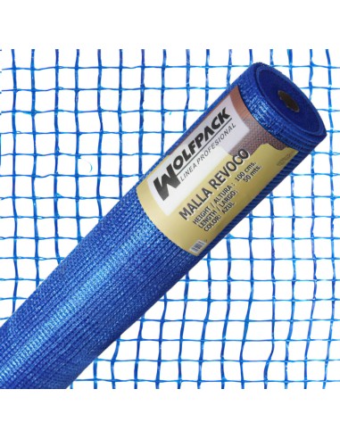 Malla Revoco Azul Rollo 50 mt. x 1 metro. Luces...