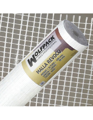 Malla Revoco Blanca Rollo 50 mt. x 1metro / 4 x...