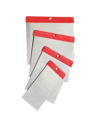 Juego Espatulas Carrocero 4 Piezas Inox.