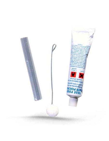 Parches piscina GRE kit pegamento+pincel+liner 40080