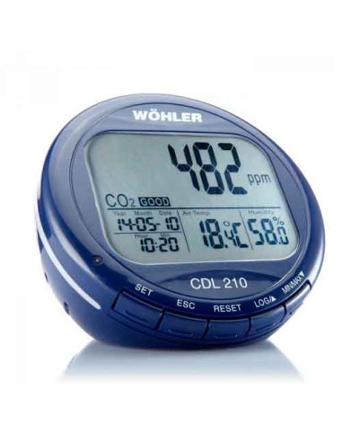 Analizador digital piscinas WOHLER medidor CO2 Sensor 210 6648