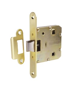 Picaporte Wolfpack 2000- 50 Hierro Latonado Canto Redondo