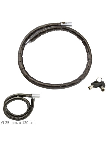 Piton Moto Blindado Llave Tubular 25 mm. x 120 cm.