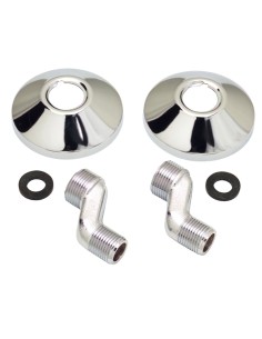 Juego Excentricas 2,5 cm. 1/2x3/4 Con Embellecedor