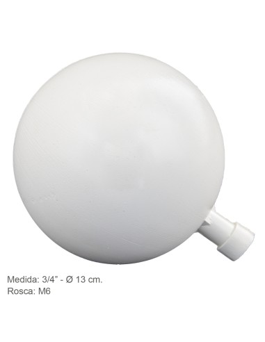 Boya Plastico 3/4" x 13 Ø cm. Rosca M6