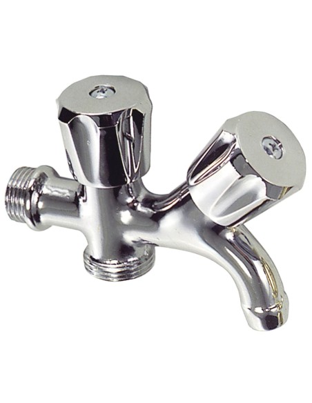 Grifo Lavadora Doble 1/2"