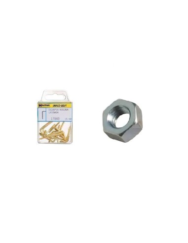 Tuerca Hexagonal Zincada M6  (30 unidades)