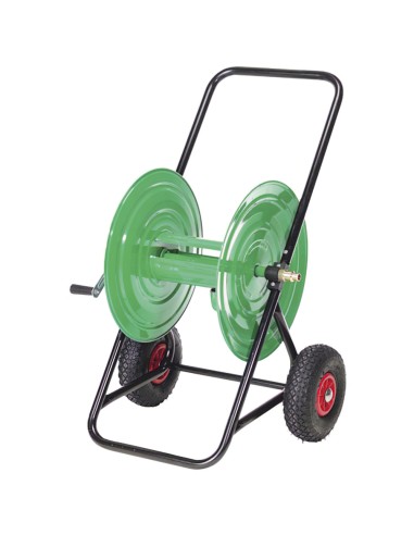 Carro Portamangueras Acero 80 Metros Rueda...