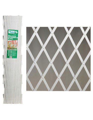 Celosia Pvc Blanca Extensible 2x1 metros.