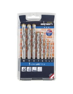 Estuche Brocas Alpen Widia Long Life 8 Piezas