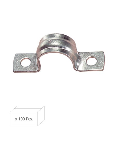 Grapa Metalica 2 Patas     22 mm. Wolfpack Caja 100 unidades