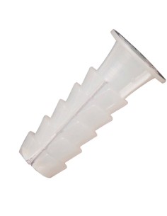 Taco Wolfpack Plástico Blanco    6 mm. (25 unidades)