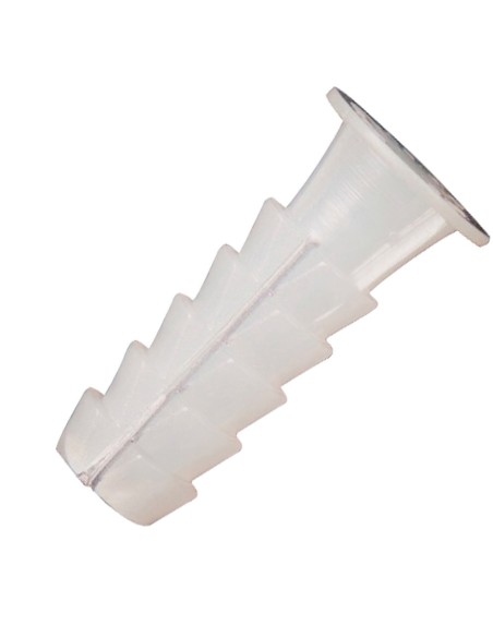 Taco Wolfpack Plástico Blanco 10x45 mm. (25 unidades)