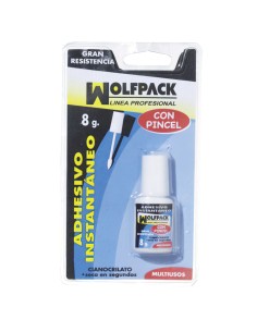 Pegamento Ciano Acrilato Wolfpack 8 Gramos Con Pincel