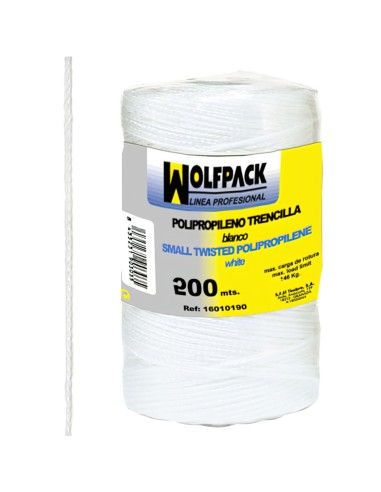 Cuerda Trencilla Polipropileno Blanco (Bobina...