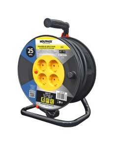 Extensible Industrial 4 Tomas 25 Metros 3 x 1,5 mm. con...