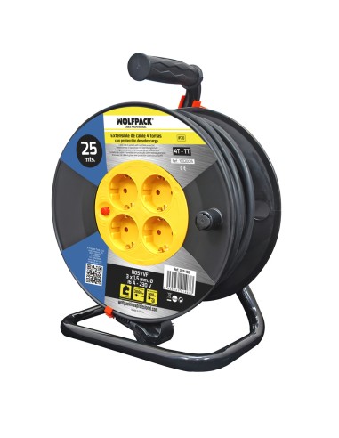 Extensible Industrial 4 Tomas 25 Metros 3 x 1,5...