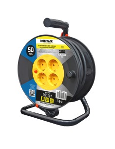 Extensible Industrial 4 Tomas 50 Metros 3 x 1,5 mm. con...