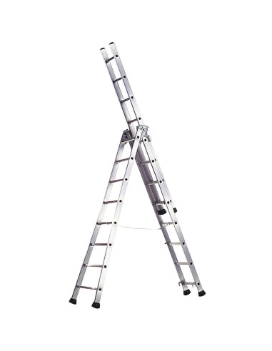 Escalera Aluminio Industrial Pronor 3 Tramos....