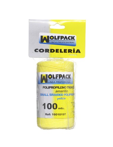 Cuerda Trencilla Polipropileno Amarillo (Bobina...