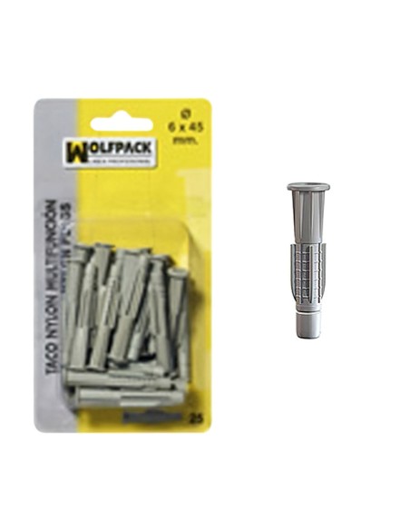 Taco Multiaccion MU  8x50 mm. (20 Piezas)