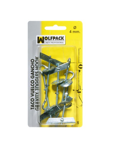 Taco Vuelco Gancho M 4     (5 Piezas)
