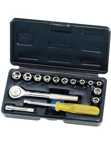 Juego Llaves Vaso  16 Piezas 1/4