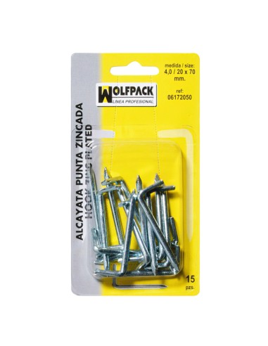 Alcayatas Punta Zincada 2,1 / 14x25 mm....